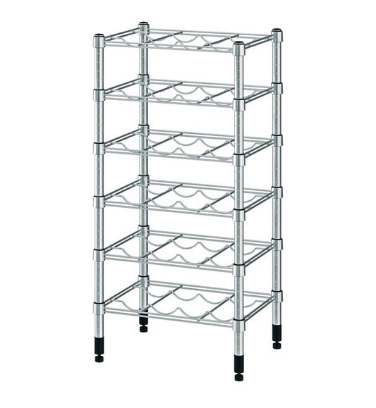 IKEA OMAR Bottle shelf, galvanised, 46x36x94 cm
