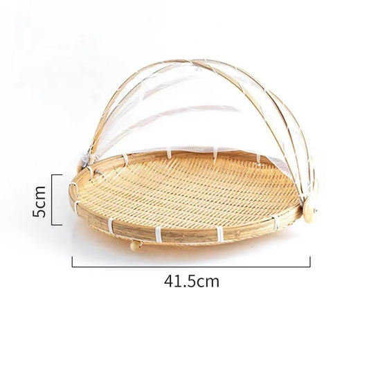 KÜTILAPAM serving tray with dustproof cover (Tudong Saji), 42cm