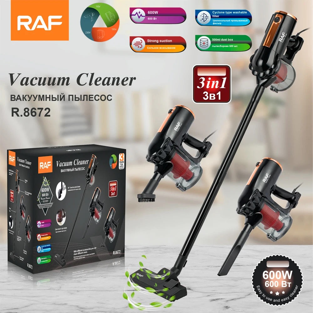 RAF 3 in 1 Cyclone Vacuum Cleaner with cord