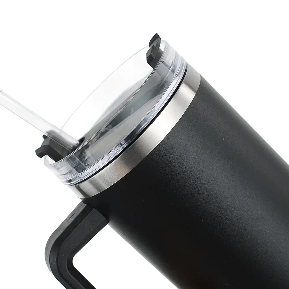 KOŠUÏ Travel Quencher Chambray Tumbler, 40 oz