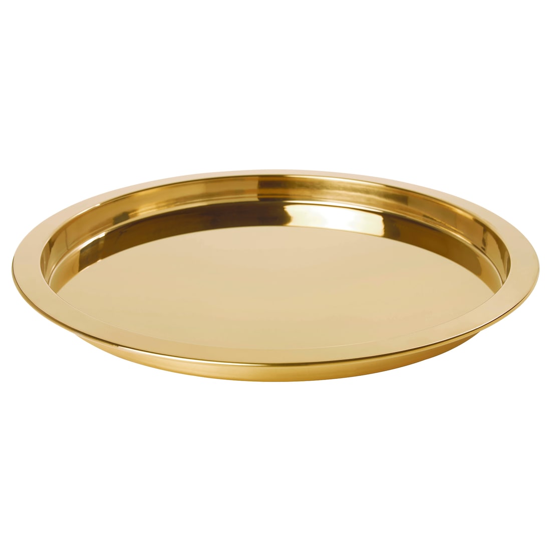IKEA GLATTIS Tray, brass-colour, 38 cm