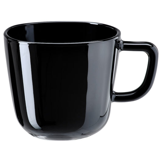 IKEA BACKIG Mug, black, 35 cl