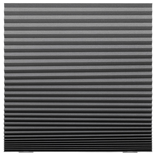 IKEA SCHOTTIS Block-out pleated blind, dark grey, 100x190 cm