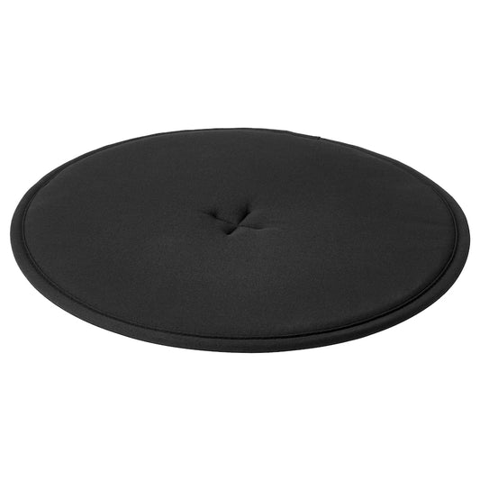 IKEA STRÅFLY Chair pad, black, 36cm
