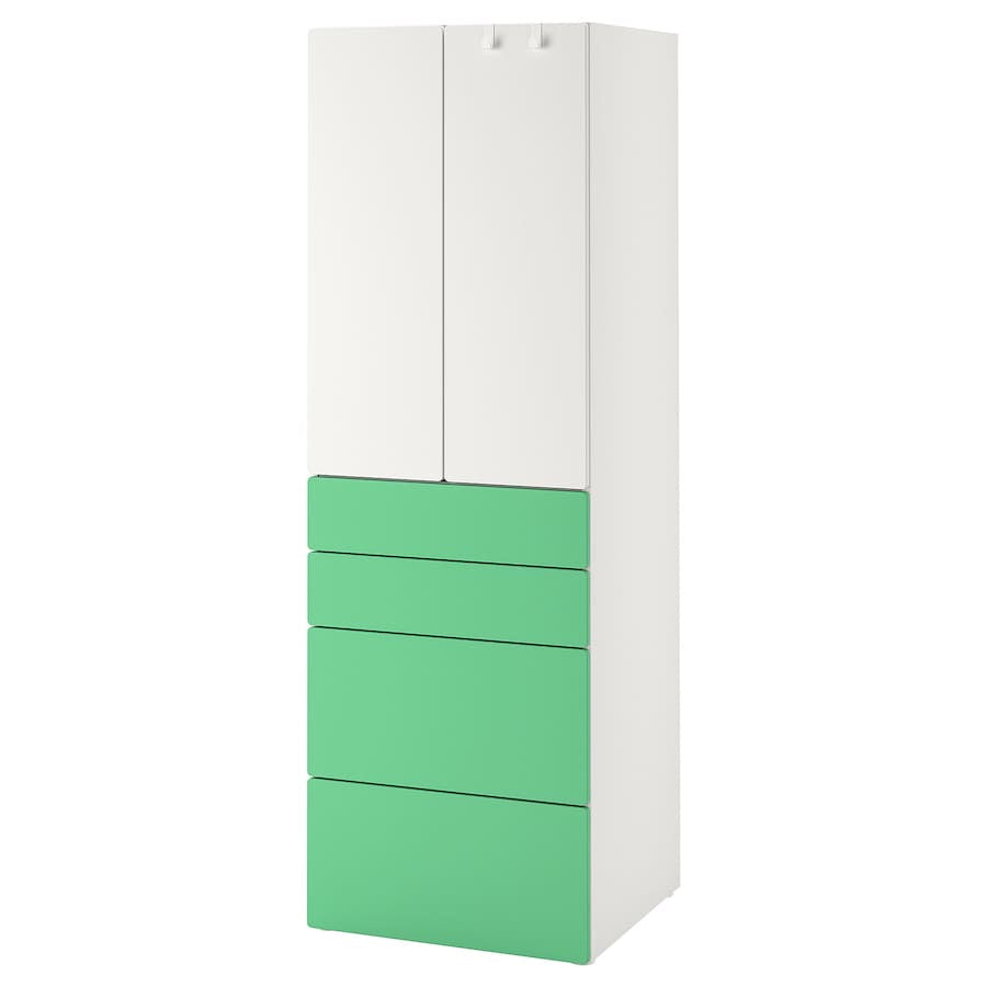 [pre-order] IKEA SMÅSTAD / PLATSA Wardrobe, white with 4 drawers, 60x57x181 cm