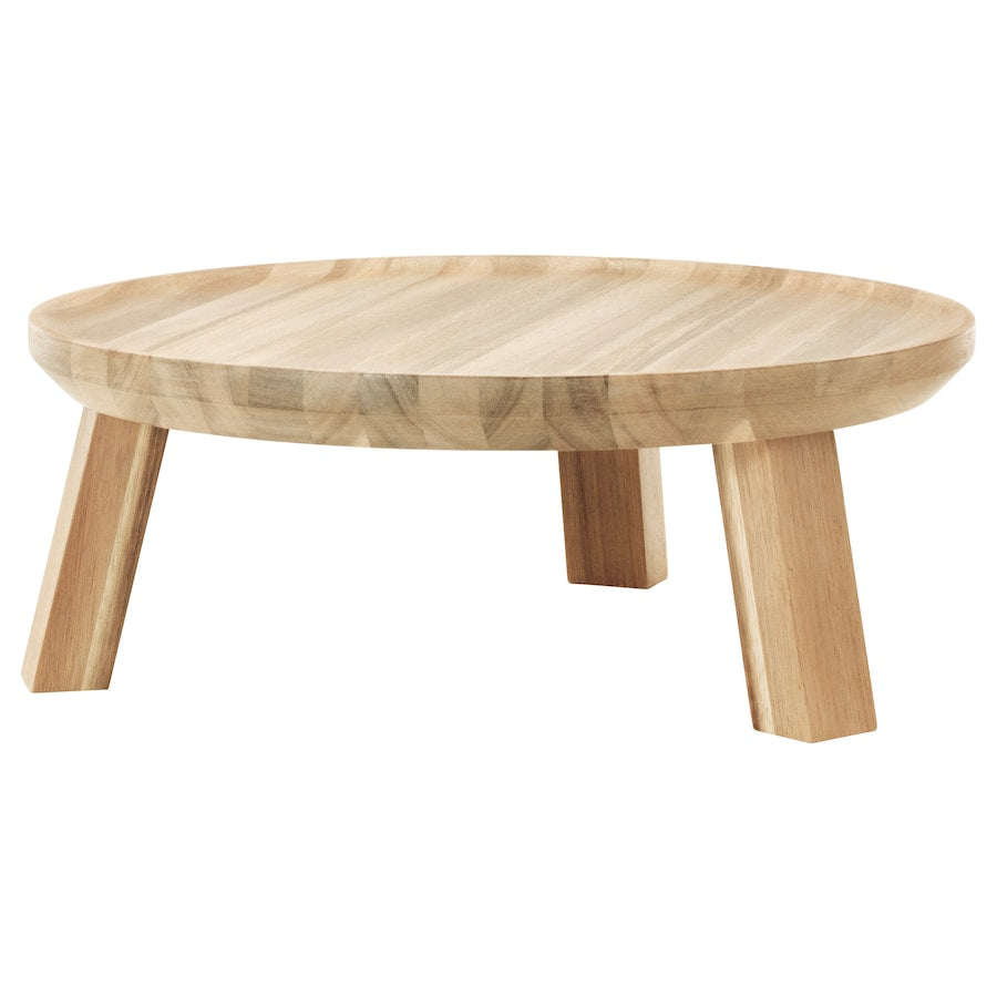 IKEA SKOGSTA Serving stand, acacia, 35 cm