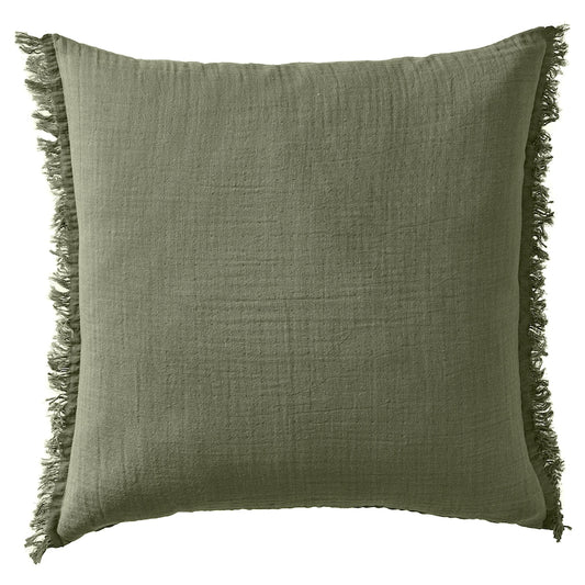 IKEA VALLKRASSING Cushion cover, grey-green, 50x50 cm