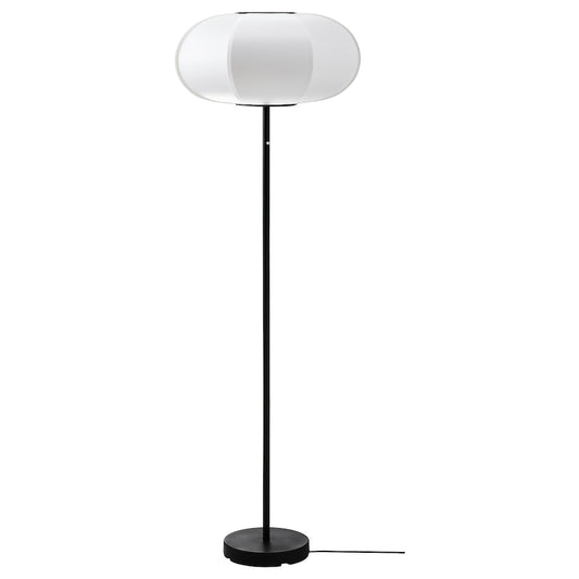 IKEA BYGGKORN Floor lamp, black/white