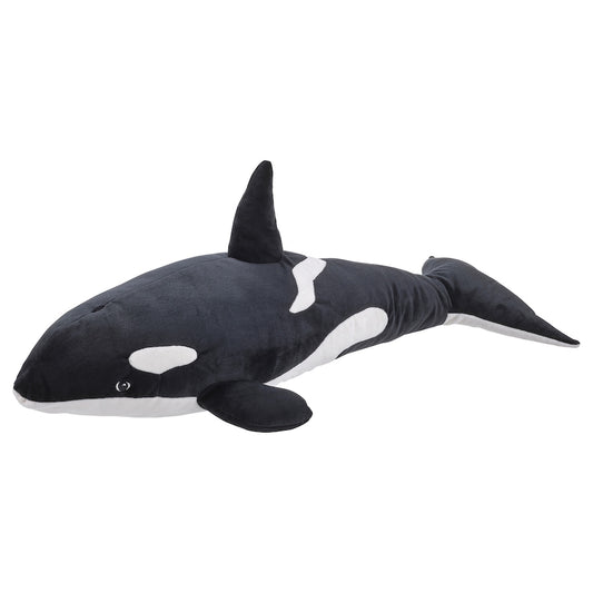 IKEA BLÅVINGAD
Soft toy, orca/black white, 60 cm