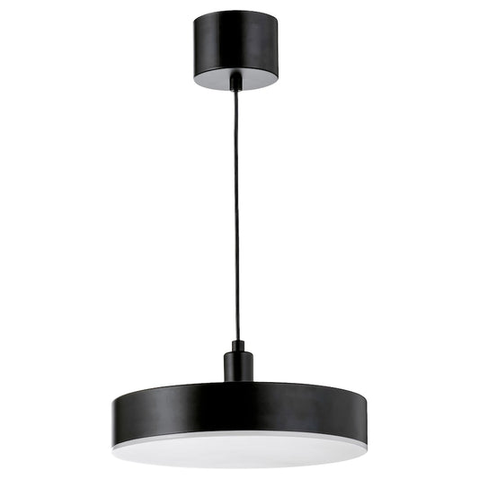 IKEA NYMÅNE LED pendant lamp, anthracite, 38 cm