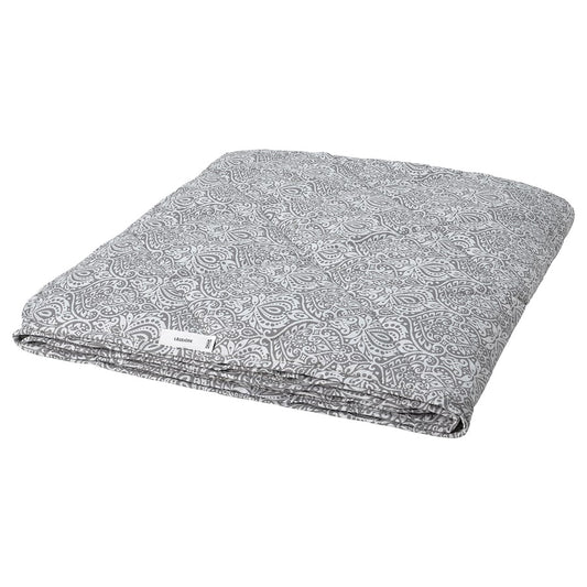 [pre-order] IKEA LÅGBJÖRK Duvet, light warm, dark grey/white, 150x200 cm