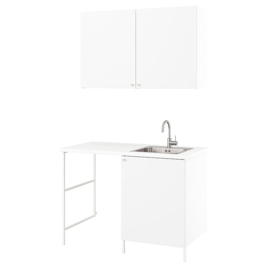 IKEA ENHET Laundry, white, 139x63.5x87.5 cm