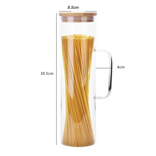 KÜTILAPAM Borosilicate Spaghetti Jar 1.5L