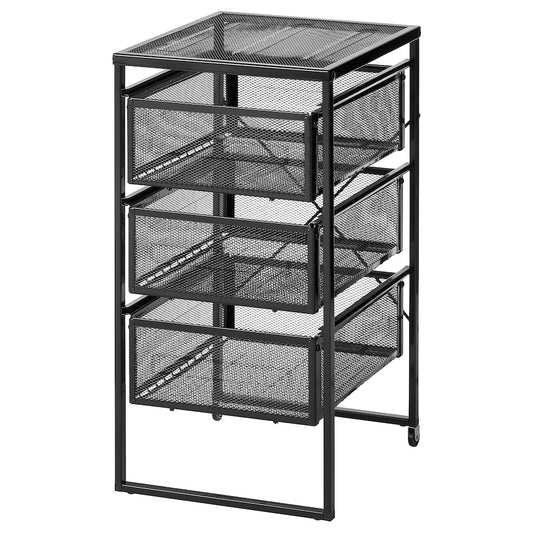 IKEA LENNART Drawer unit, black, 30x34x56cm