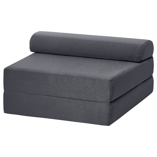 NYKIL 2-seat sofa-bed, dark grey