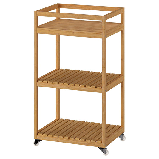 IKEA RÅGRUND Trolley, bamboo, 42x33x76 cm