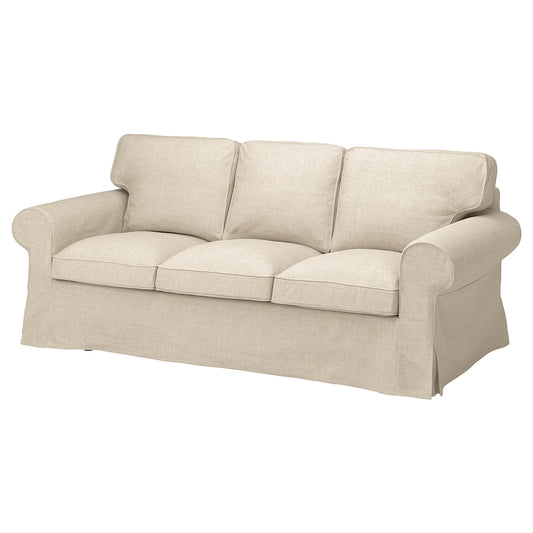 IKEA EKTORP Cover for 3-seat sofa, Kilanda light beige