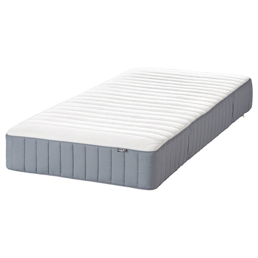 [pre-order] IKEA VALEVÅG Pocket sprung mattress, extra firm/light blue, 90x200 cm