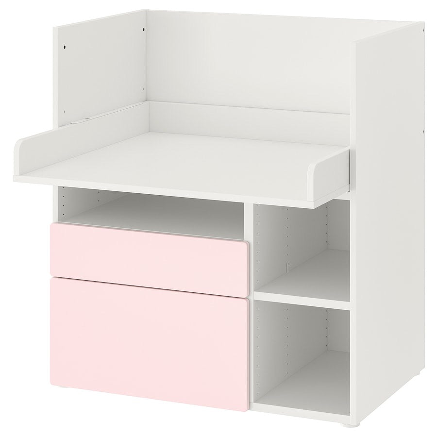 [pre-order] IKEA SMÅSTAD Desk, white white/with 2 drawers, 90x79x100 cm