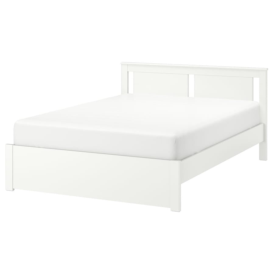 [pre-order] IKEA SONGESAND Bed frame, white/Luröy, 180x200 cm