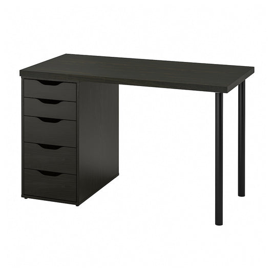 IKEA LAGKAPTEN / ALEX
Desk, black-brown/black, 120x60 cm