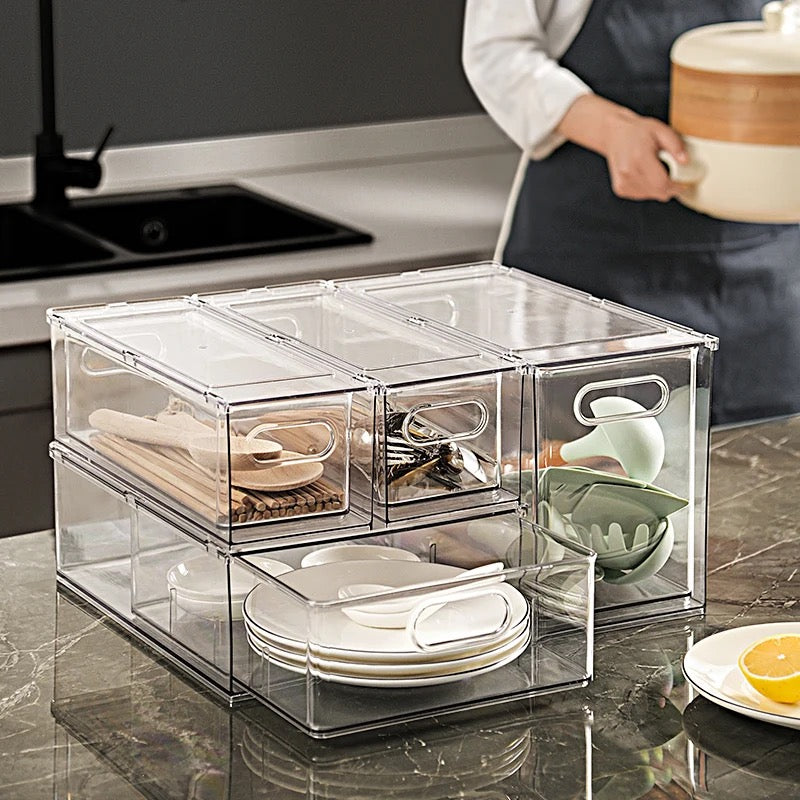 RANGÍN Arcylic Fridge Organiser drawer with Handle