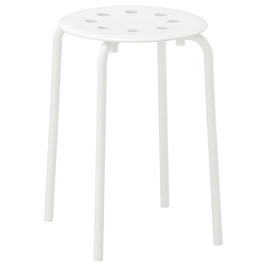 IKEA MARIUS Stool, white, 45 cm