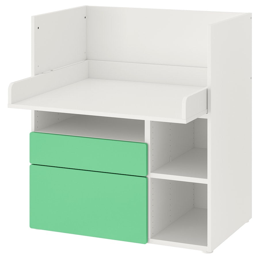 [pre-order] IKEA SMÅSTAD Desk, white white/with 2 drawers, 90x79x100 cm