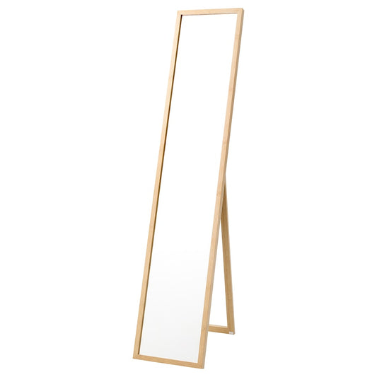 IKEA VÄRSNÄS Standing mirror, bamboo, 30x150 cm