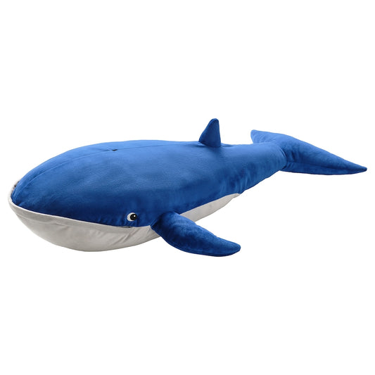 IKEA BLÅVINGAD
Soft toy, blue whale, 100 cm