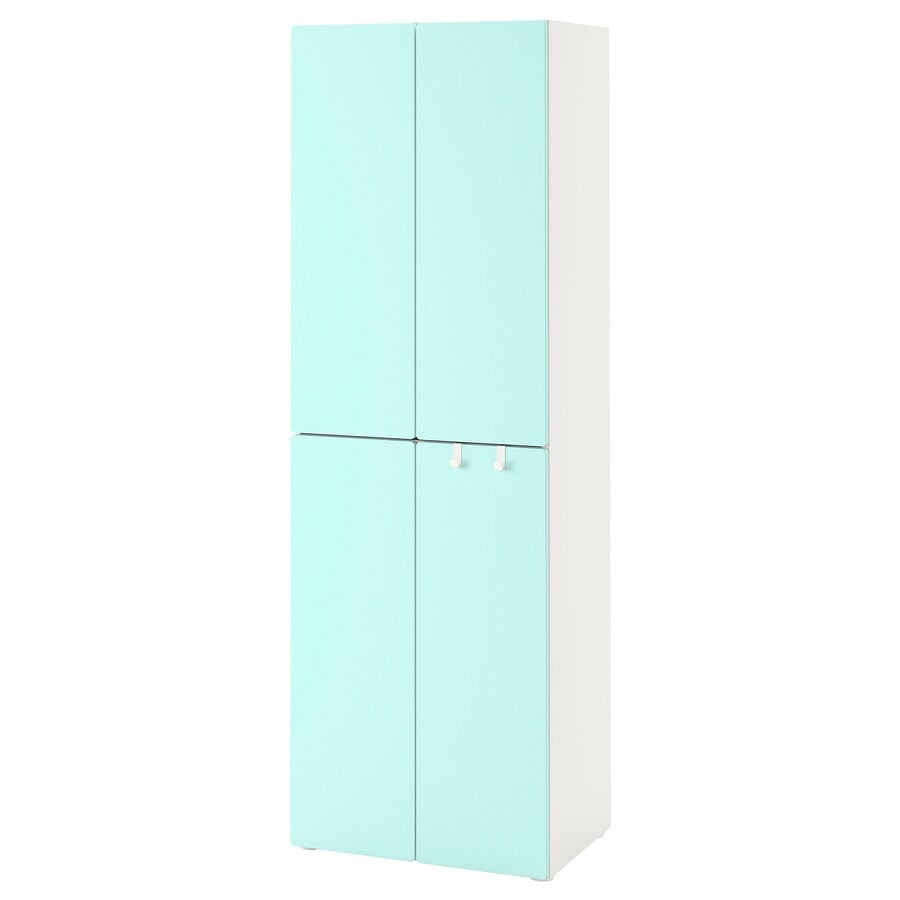 [pre-order] IKEA SMÅSTAD / PLATSA Wardrobe, white with 2 clothes rails, 60x42x181 cm