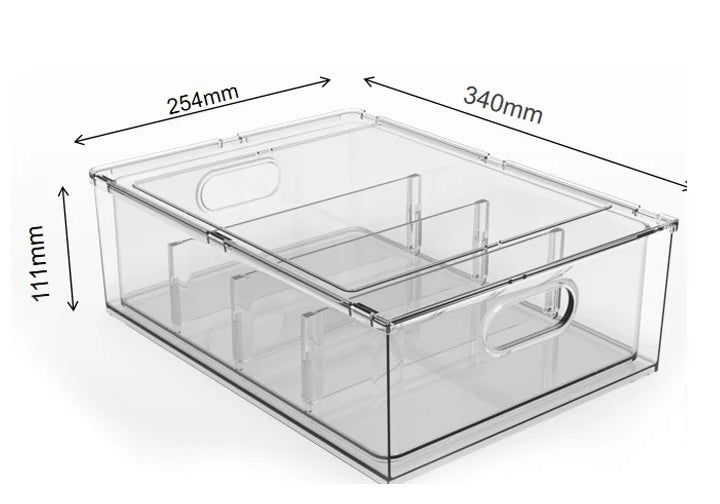 RANGÍN Arcylic Fridge Organiser drawer with Handle