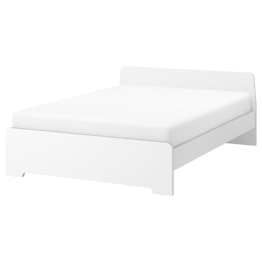 IKEA ASKVOLL Bed frame, white/Luröy, 150x200 cm