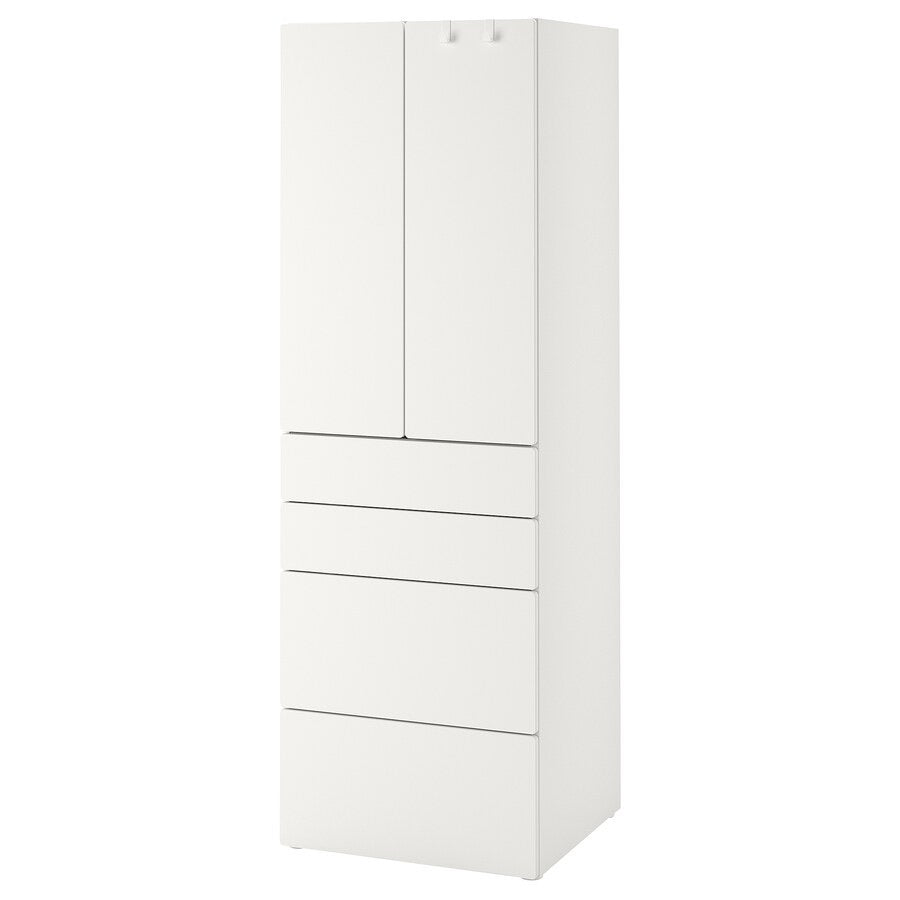 [pre-order] IKEA SMÅSTAD / PLATSA Wardrobe, white with 4 drawers, 60x57x181 cm