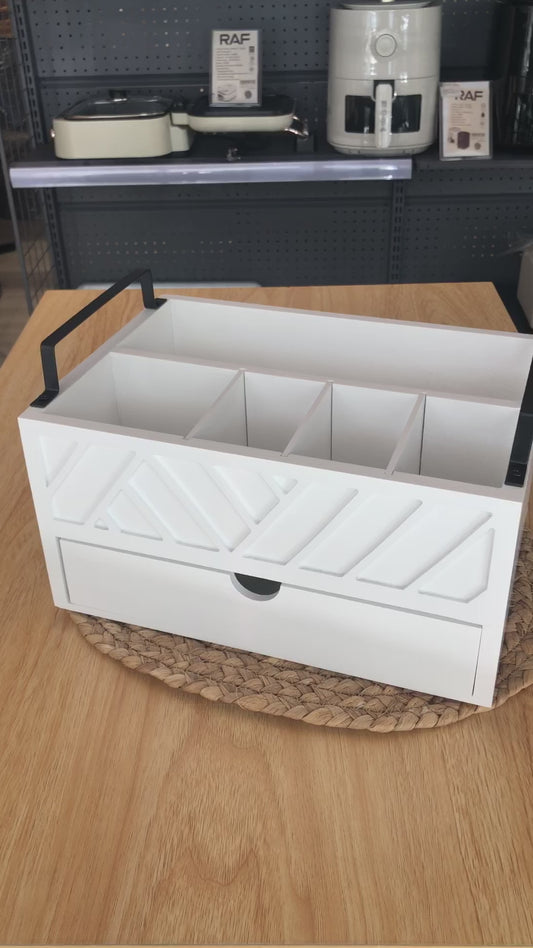 KUTILAPAM Utensil caddy, white