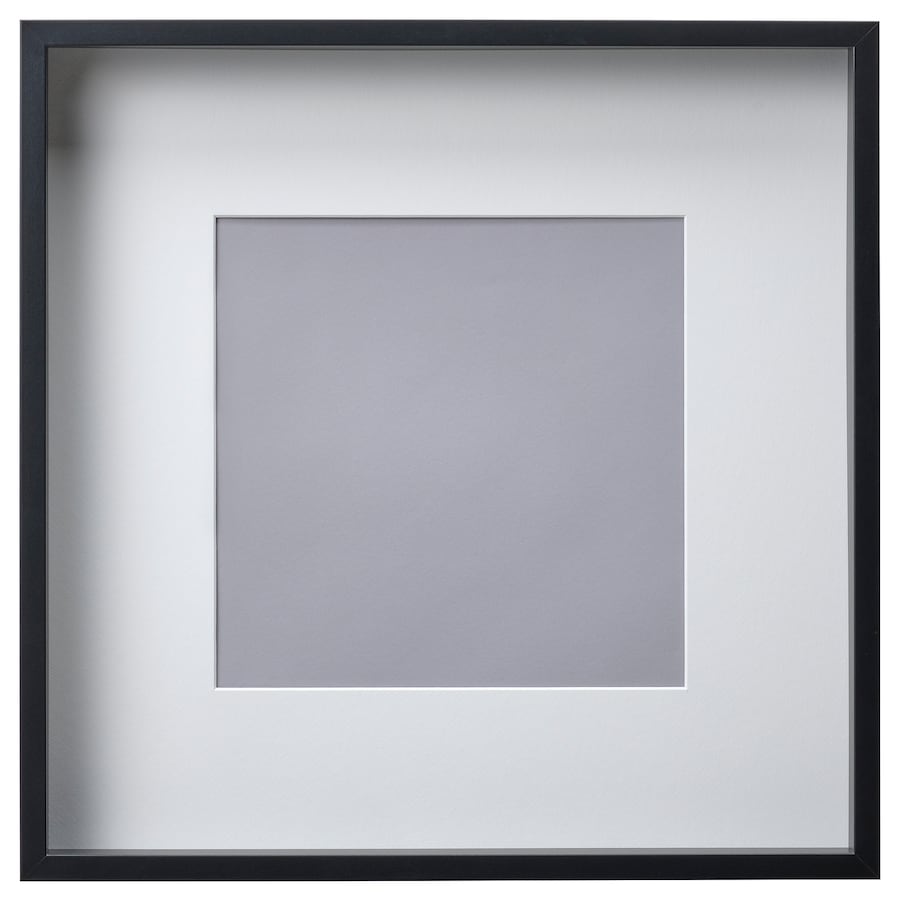 IKEA SANNAHED Frame, black, 50x50 cm
