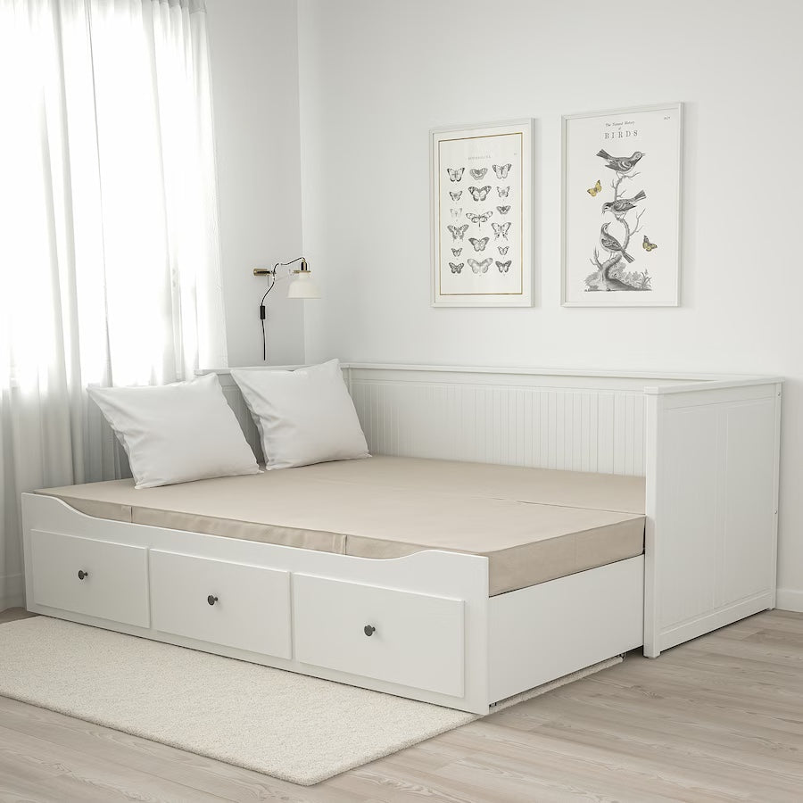 VANNAREID Pocket sprung mattress, extra firm/beige, 80x200 cm