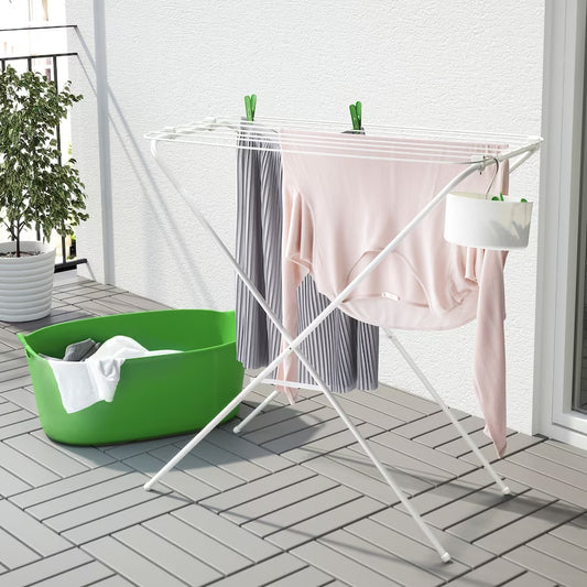 IKEA JÄLL Drying rack, in/outdoor, white