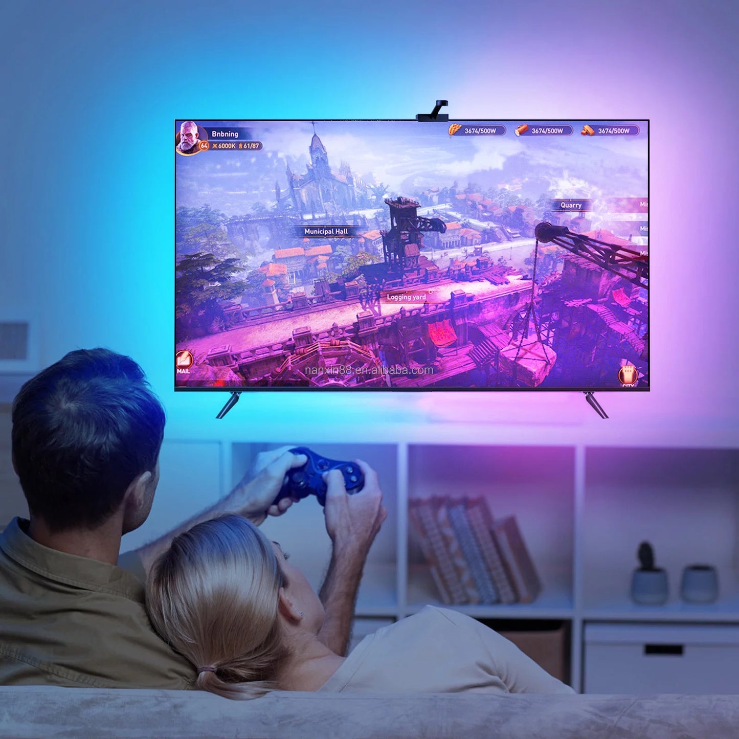 KÖLÈFUL RGB TV Backlight