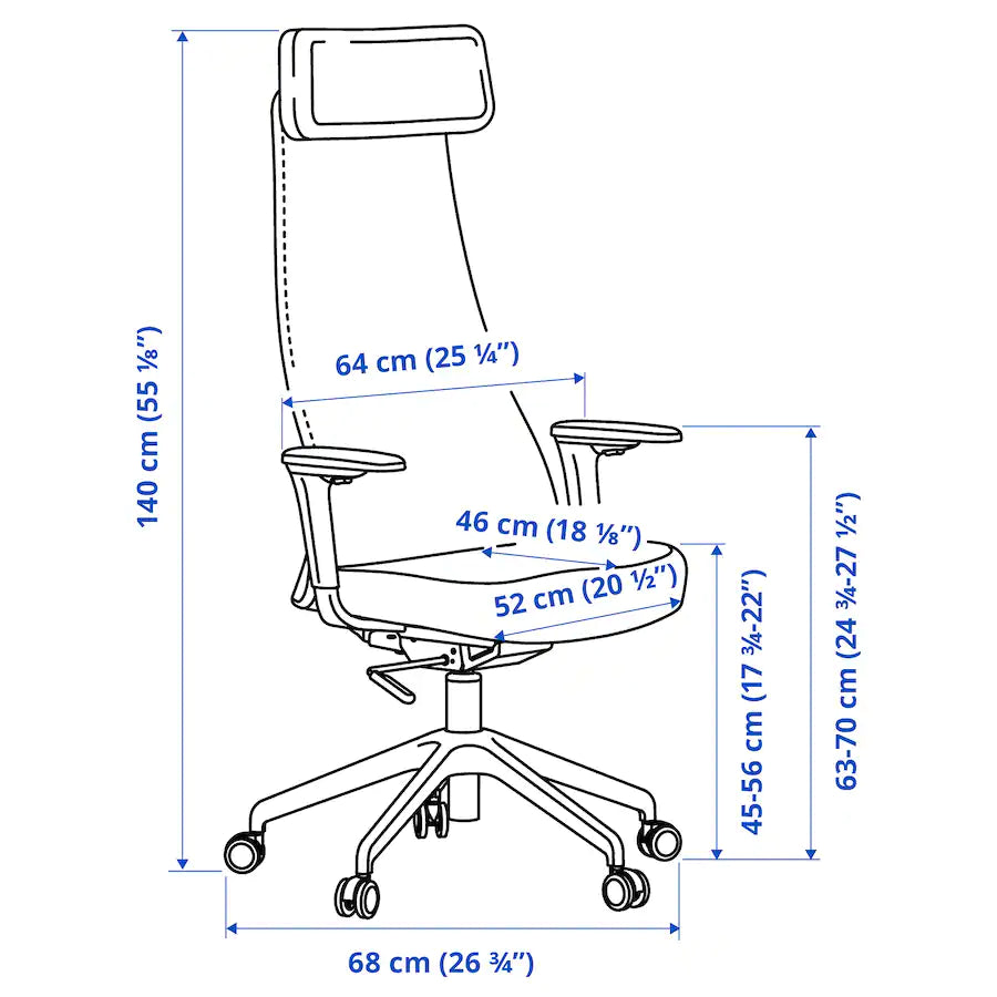 [pre-order] IKEA JÄRVFJÄLLET Office chair with armrests