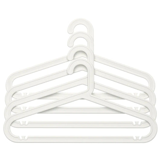 BAGIS Hanger, in/outdoor, white4 pieces