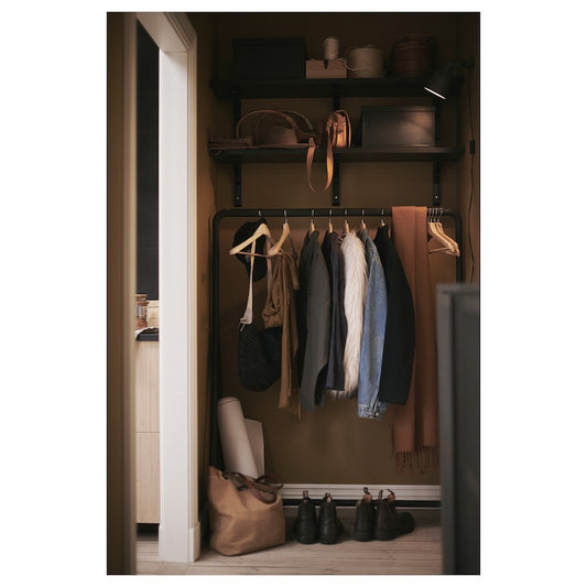 [pre-order] IKEA TURBO Clothes rack, in/outdoor/black, 117x59 cm