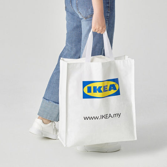 KLAMBY Bag, white, 15x42x38cm