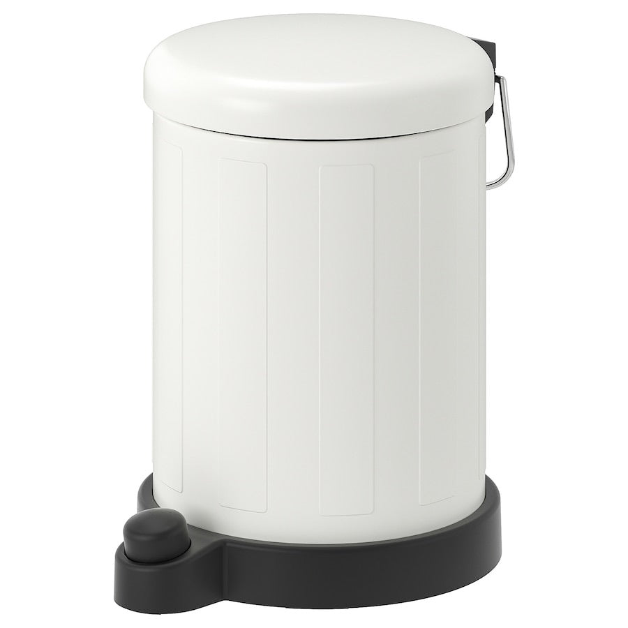 TOFTAN Waste bin, white, 4 l