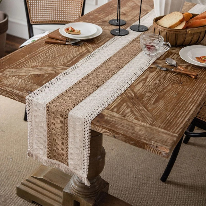 KÜTILAPAM jute table runner, 140x30cm