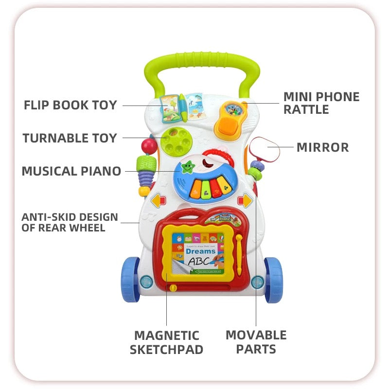 HUANGER Gym Baby Walker Music