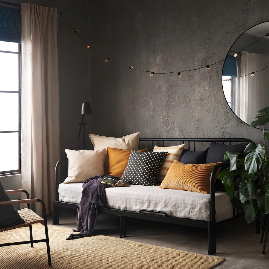 HELLESTED Rug, flatwoven, natural/brown170x240 cm