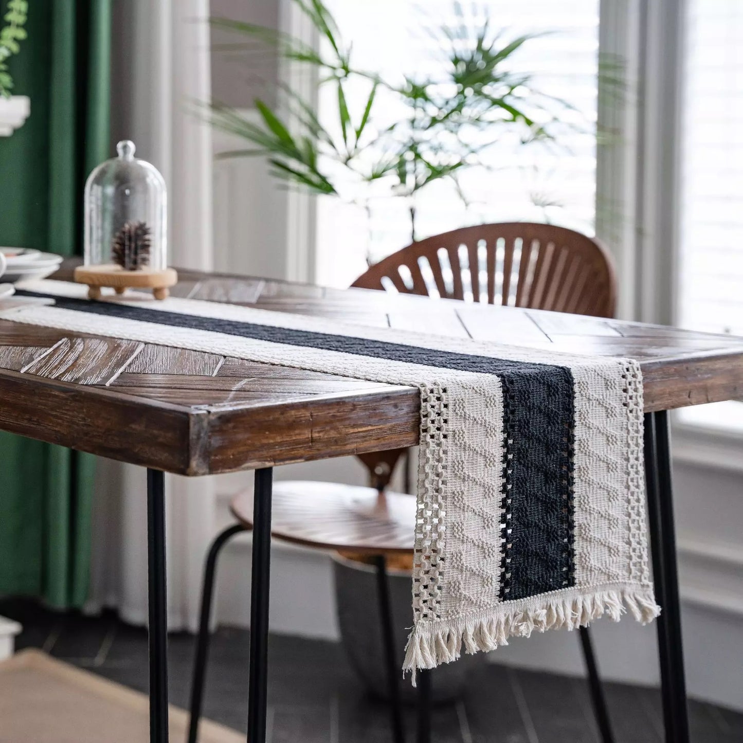 KÜTILAPAM jute table runner, 140x30cm