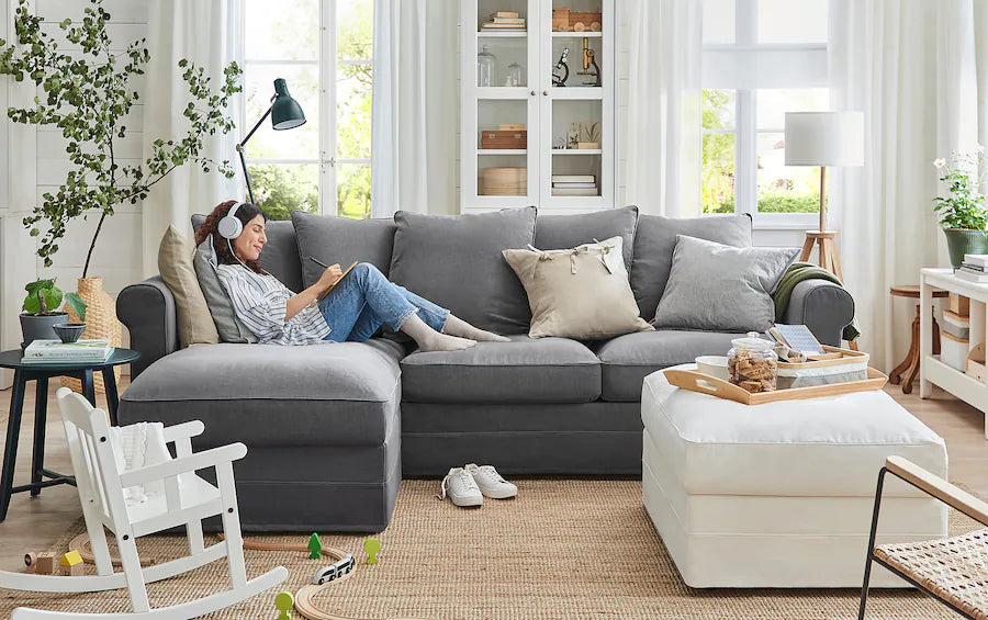 [pre-order] GRÖNLID 3-seat sofa with chaise longue