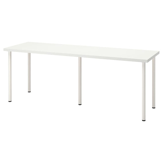 IKEA LAGKAPTEN / ADILS Desk, white, 200x60 cm